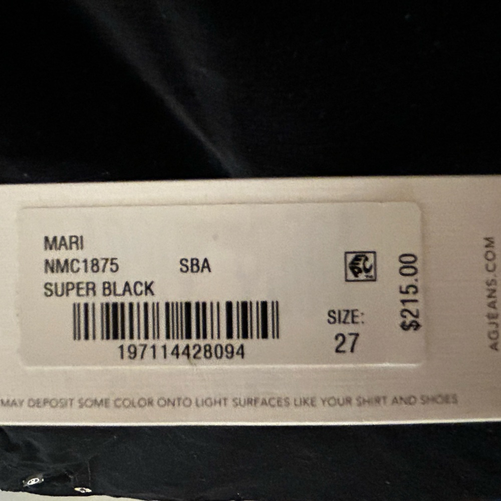 New AG Jeans 
It should be a present! 
Wrong size(